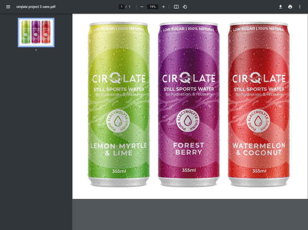 Cirqlate Still Sports Water - 3 Flavors